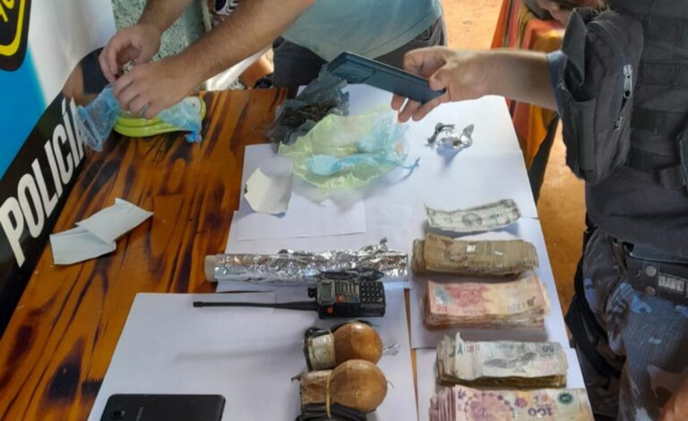 Desmantelaron búnker narco de Puerto Iguazú e incautaron pedra, cocaína y marihuana