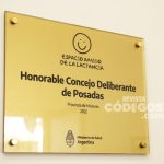 Descubrieron la placa del Espacio de Lactancia del Concejo Deliberante de Posadas 10 20 - Espacio de Lactancia 6 - 19
