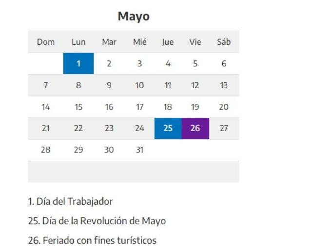 FERIADOS