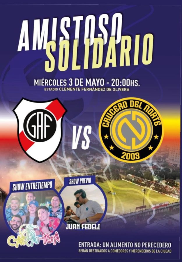 Guaraní y Crucero jugarán un amistoso solidario en Villa Sarita 1 1 - Guaraní 1