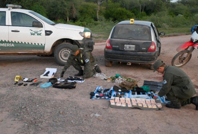 Tres detenidos tras enfrentamiento armado con Gendarmería en Santiago del Estero