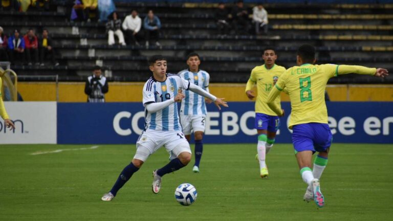 Sub 17: Argentina cerró su participación con una apretada derrota ante Brasil