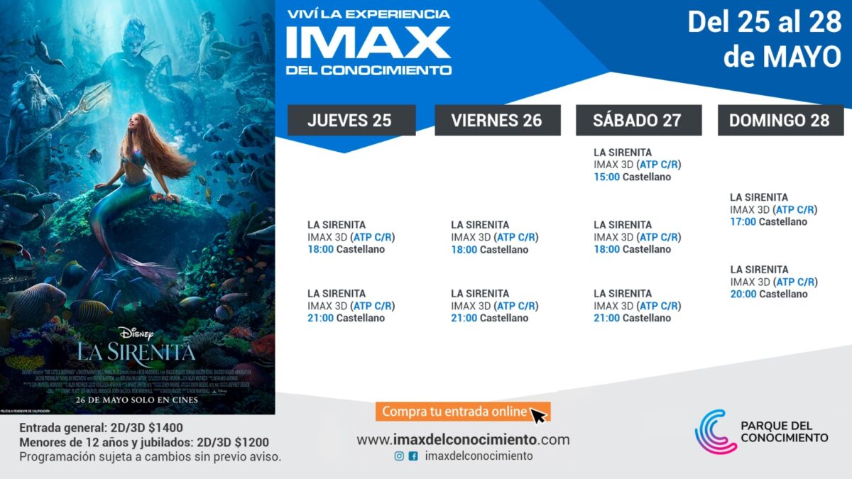 Cartelera la sirenita - 1