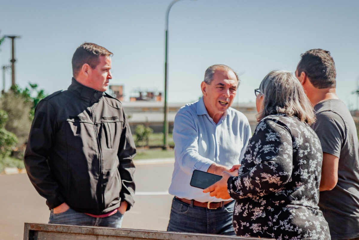 Posadas: avanzan con las obras de asfalto en el barrio Santa Rosa