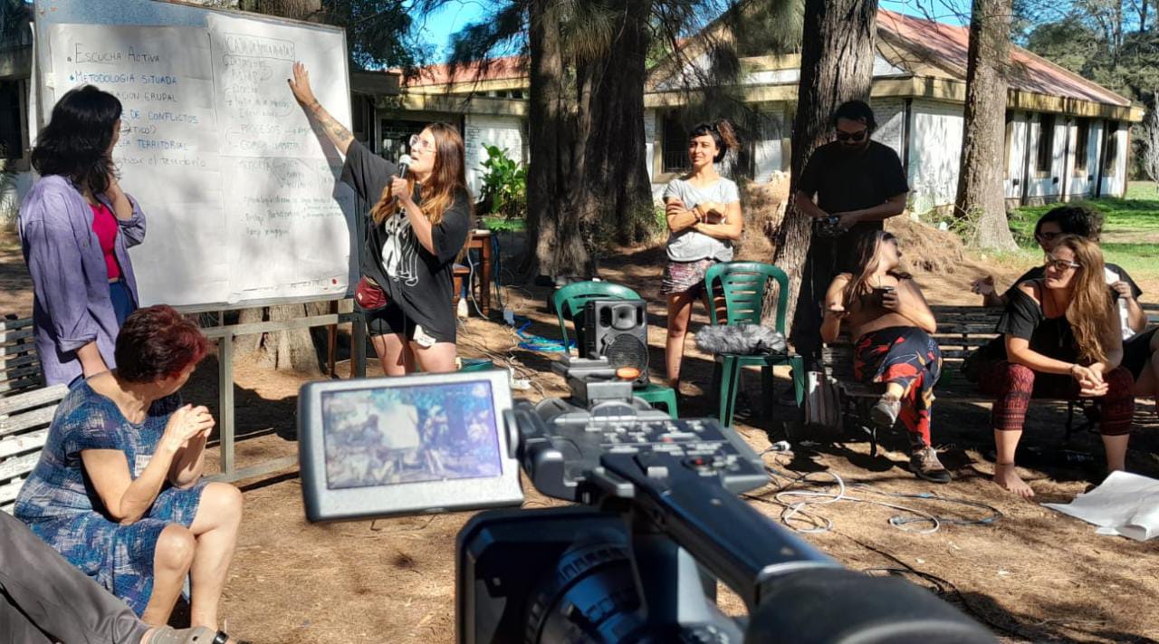 Primer Encuentro Plurinacional de Cine Comunitario Argentino que se desarrolló desde el sábado 8 en la localidad bonaerense de Claypole marzo 2023