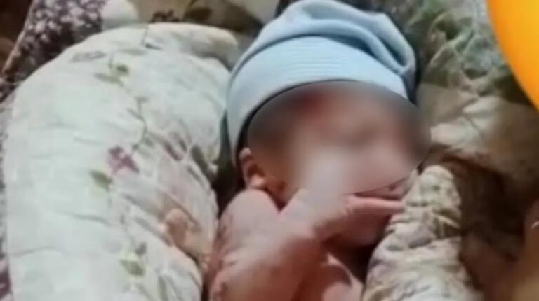 Mujer abandonó a su bebé recién nacida en la puerta de un hospital