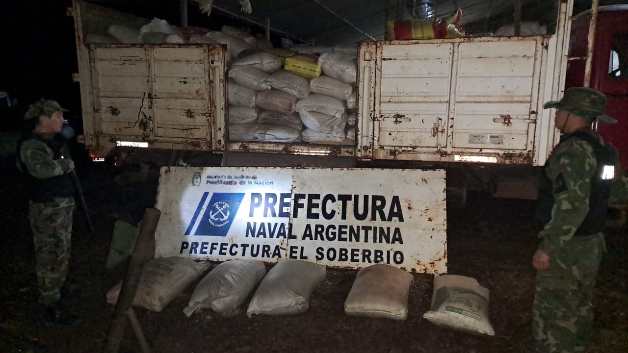 El Soberbio: secuestraron más de 8 toneladas de expeller de soja que iban a ser exportadas de manera ilegal