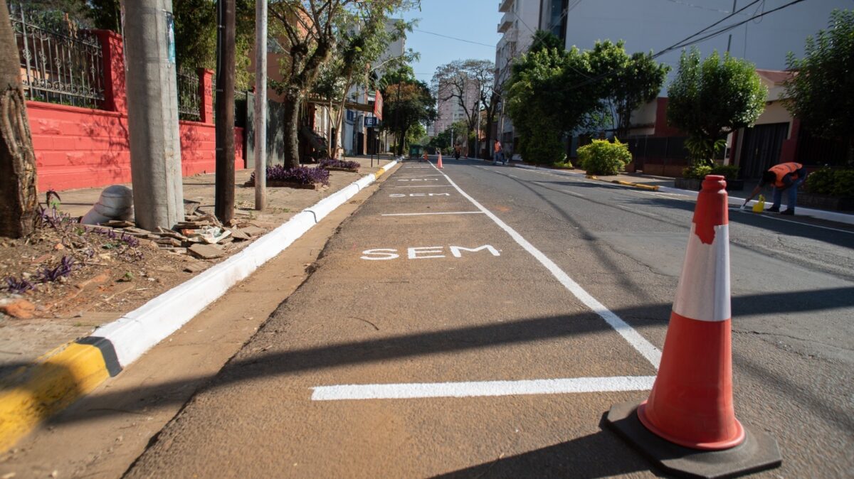 Posadas: realizan tareas de mantenimiento de demarcación en el centro