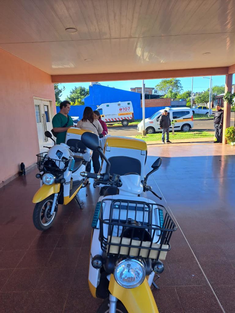 El Hospital de Itaembé Guazú cuenta con dos motoambulancias en el servicio de emergencias