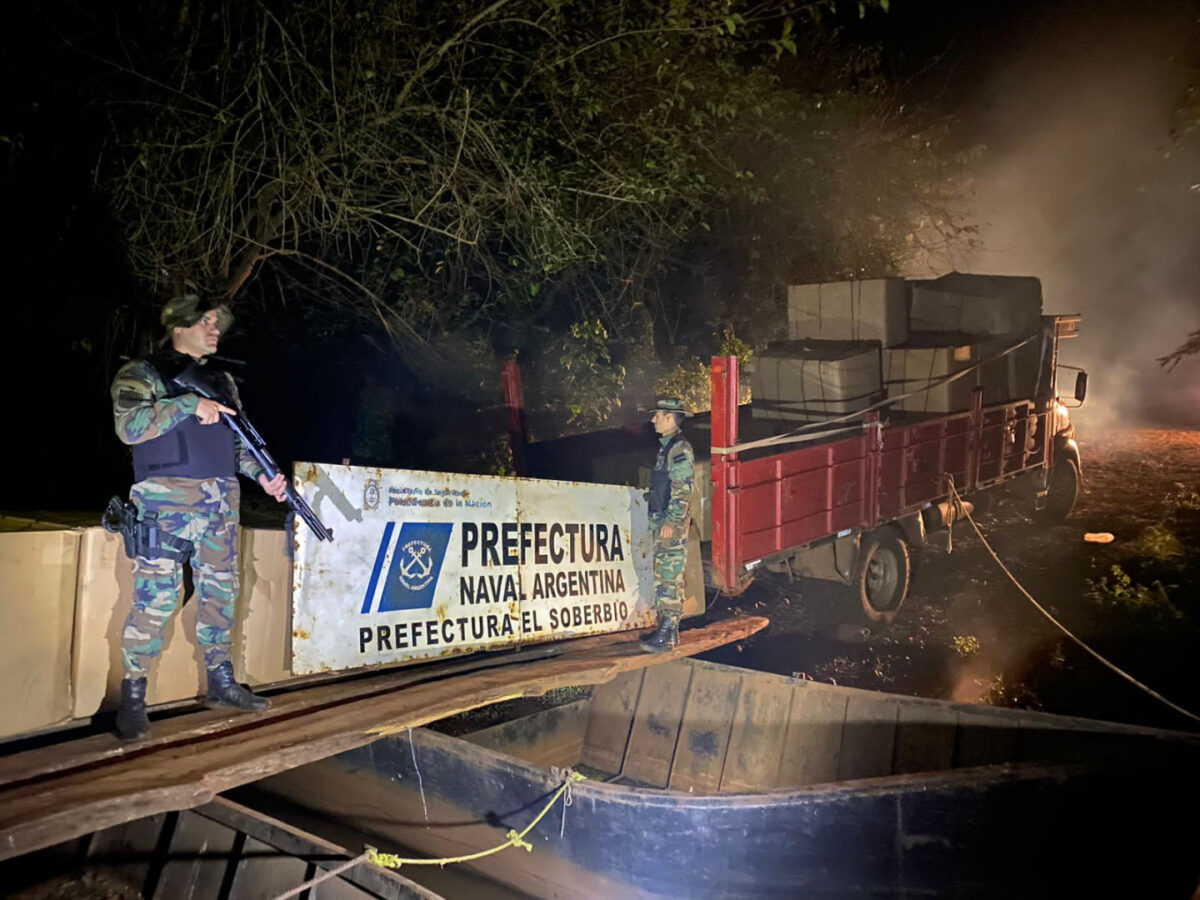 Incautaron tabaco ilegal valuado en más de 4 millones de pesos en El Soberbio