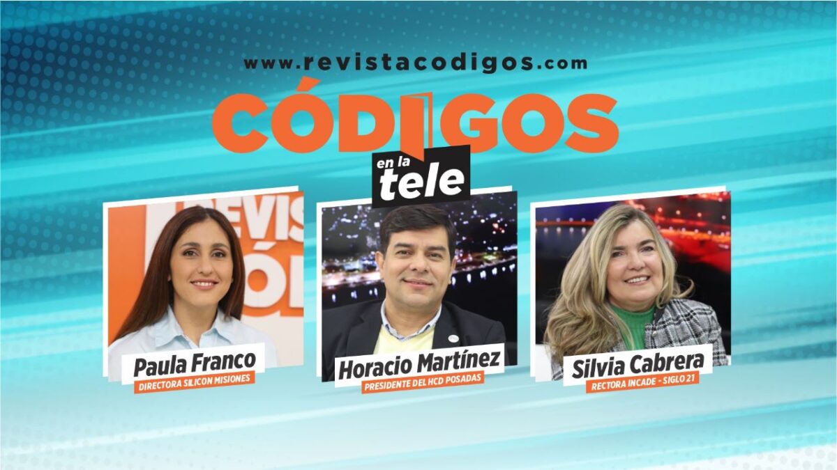 Martínez, Franco y Cabrera pasaron anoche por Códigos en la Tele