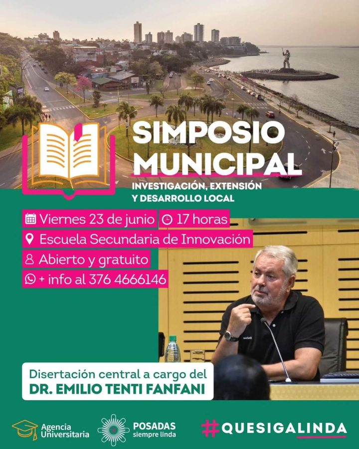 Llega a Posadas el “3° Simposio Municipal de Investigación, Extensión y Desarrollo Local”