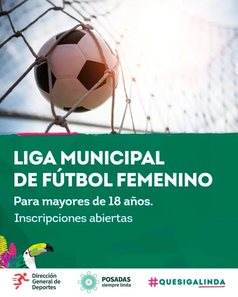 Liga Municipal de Fútbol Femenino en Posadas: últimos días para inscribirse