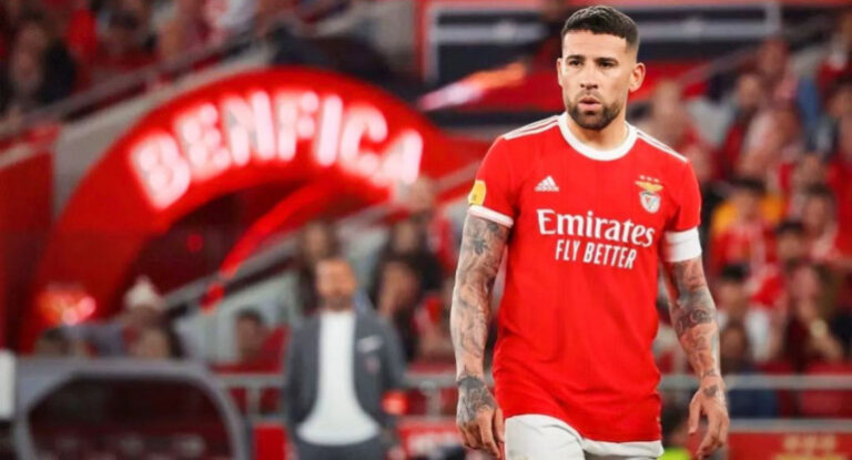 Nicolás Otamendi renovó contrato con Benfica