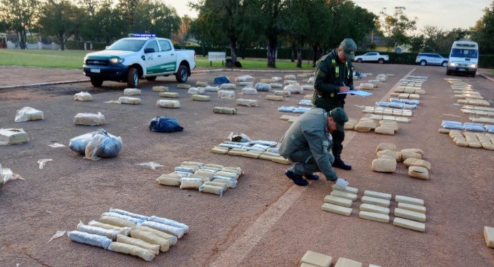 Misiones: incautaron más de una tonelada de marihuana valuada en $600 millones
