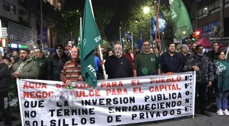 Uruguay: agua salada, faltantes y protestas en la peor crisis hídrica en 70 años