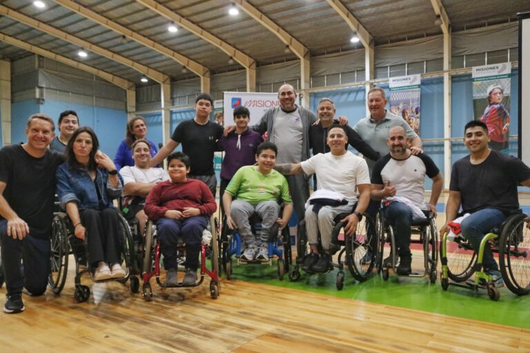 La selección Argentina de básquet adaptado brindó una charla en el CePARD