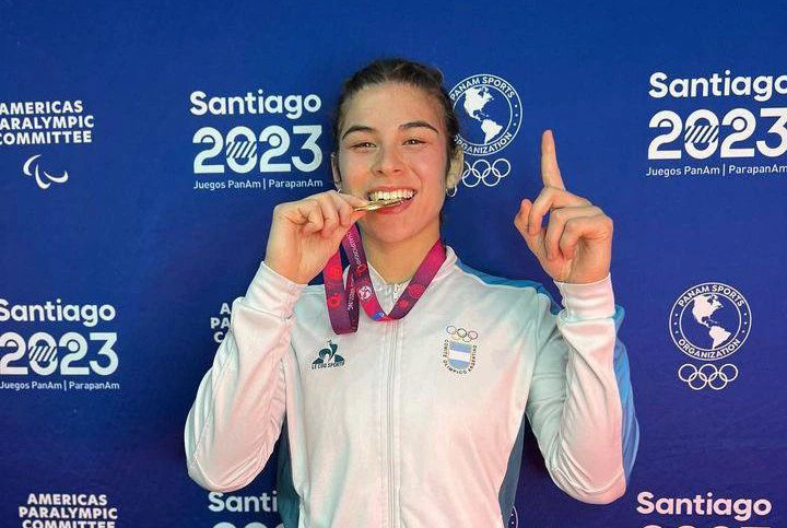 La posadeña Camila Amarilla obtuvo medalla de plata en los Juegos Suramericanos Odesur
