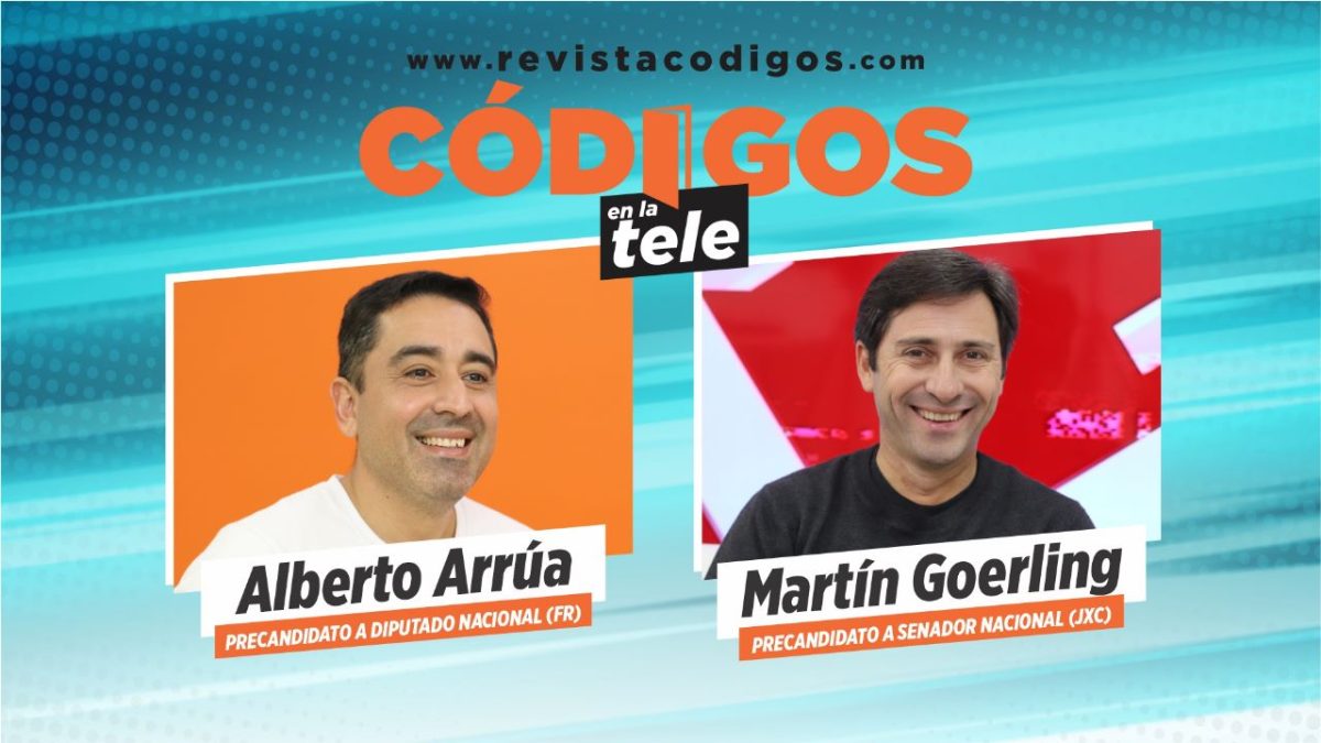 Arrúa y Goerling pasaron por Códigos en la Tele
