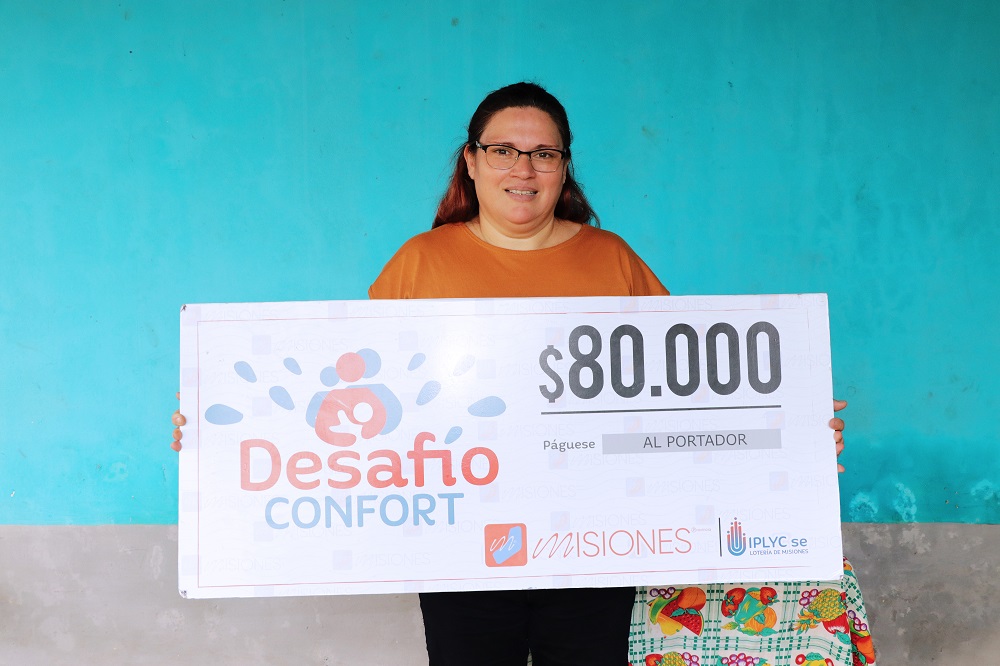 La ganadora del Desafío Confort utilizará el dinero para una cirugía