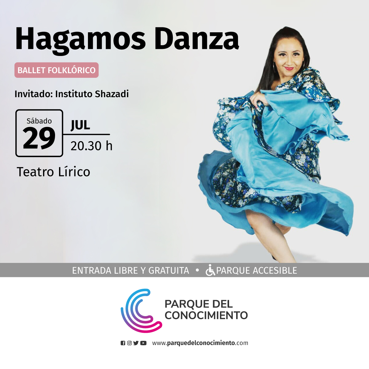 “Hagamos Danza”: un sábado oriental en el Teatro Lírico del Parque 