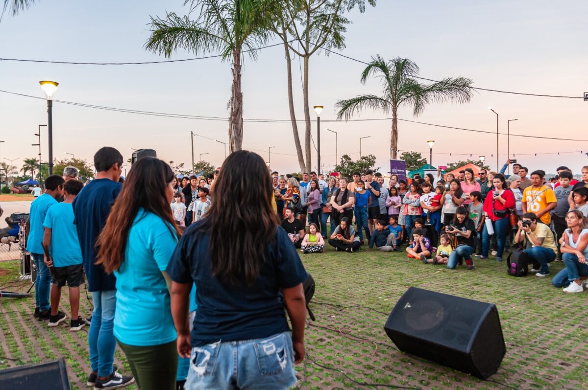 Realizaron la primera edición del Festival de Coros Infantiles Mbya