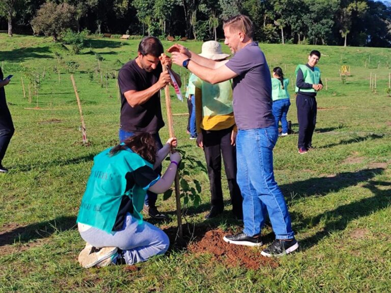 Plantaron 50 nuevos árboles en el Jardín Botánico de Posadas