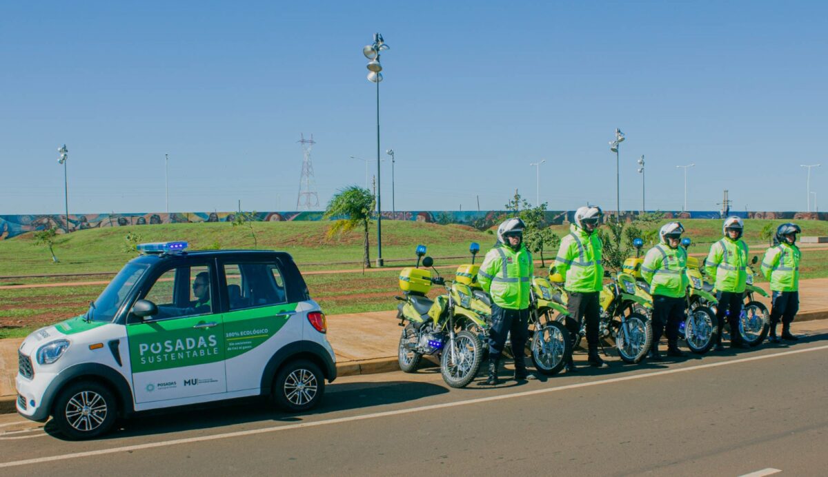 Fortalecen la seguridad vial en Posadas con nueva flota de vehículos eléctricos