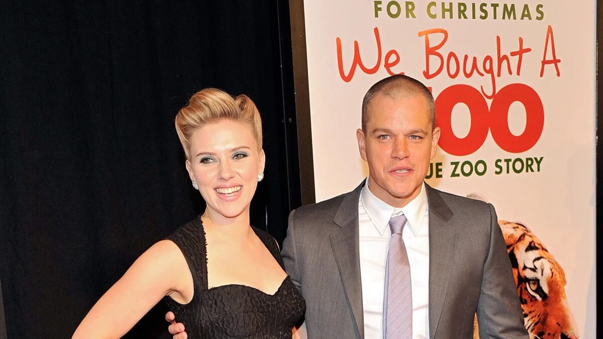 Matt Damon dijo que besar a Scarlett Johansson “fue un infierno”
