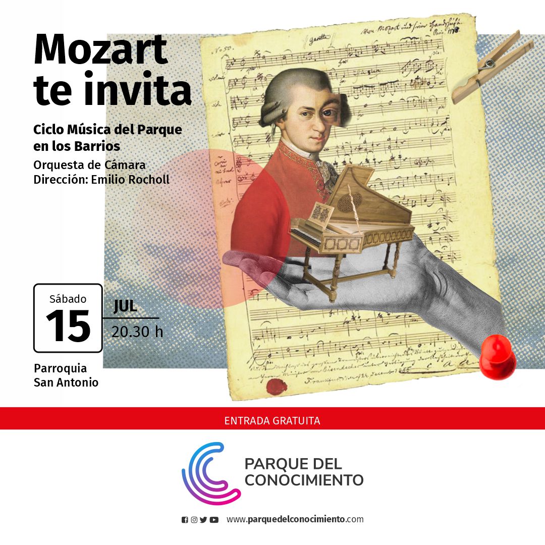 Realizarán una gala sinfónica junto a Mozart en la Parroquia San Antonio
