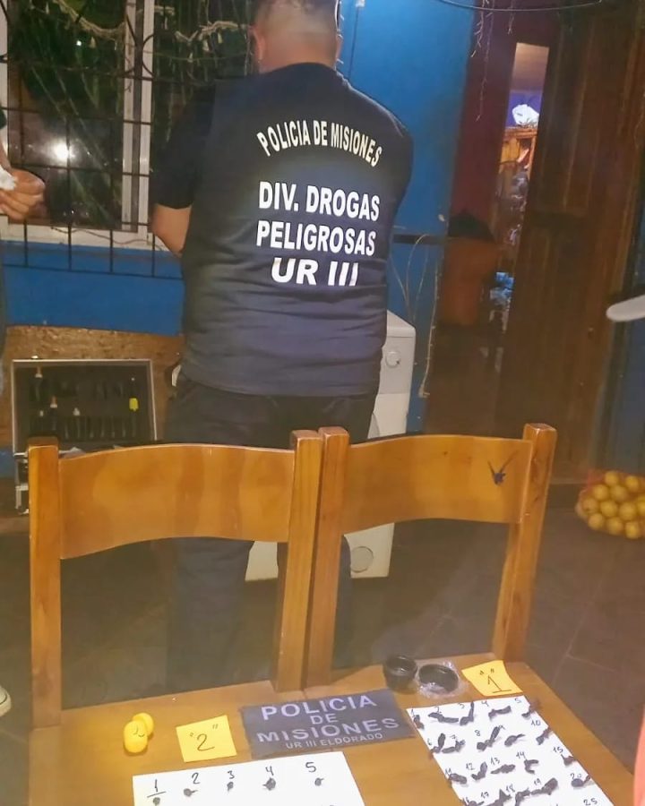 Operativo antidrogas en Eldorado: hay una detenida y cocaína secuestrada