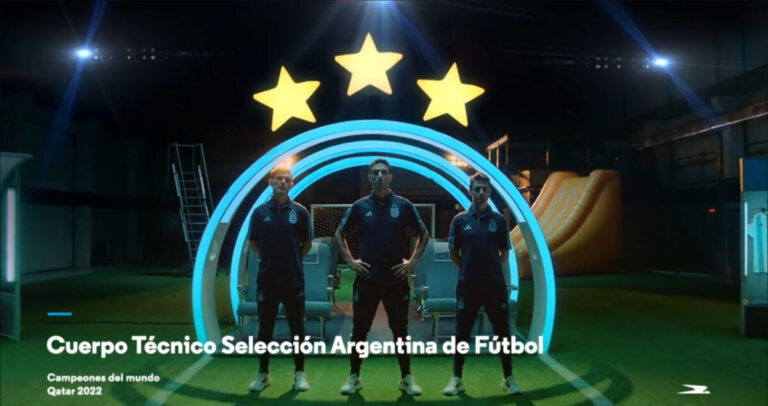 La ‘Scaloneta’ fue protagonista en un video de Aerolíneas Argentinas