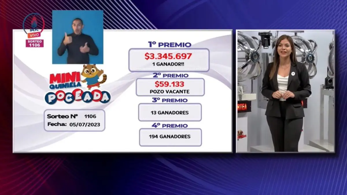 Apostador de Eldorado se quedó con millonario premio de la Mini Poceada