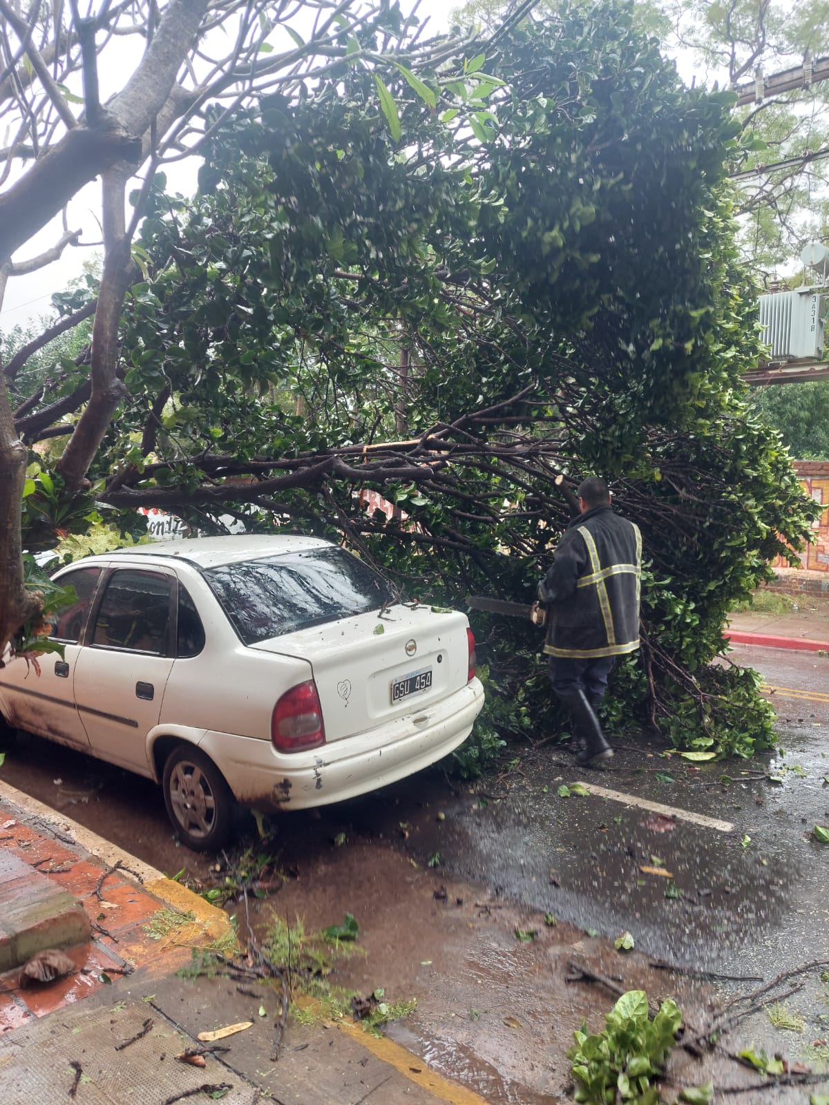 Asistieron a afectados por el temporal en diferentes municipios de la provincia 