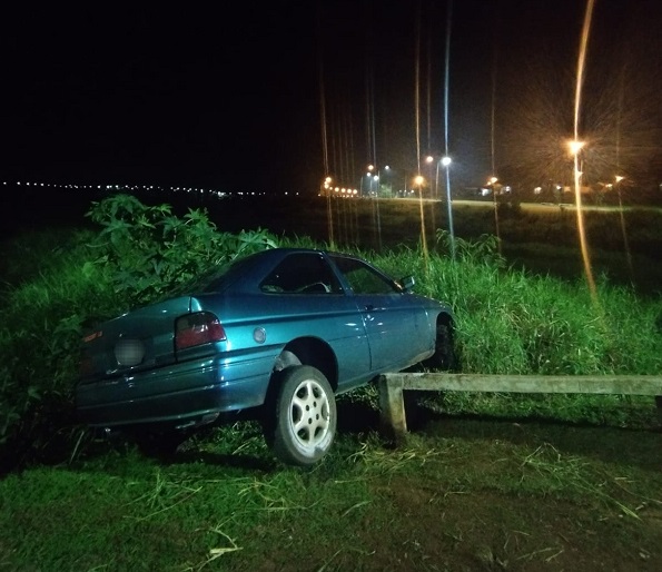 Terminó herido tras despistar en el Acceso Oeste de Posadas