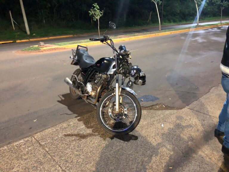 Motociclista terminó en el hospital tras despiste en la ruta 105