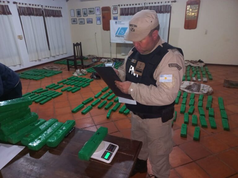 San Javier: secuestraron marihuana valuada en más de 200 millones de pesos