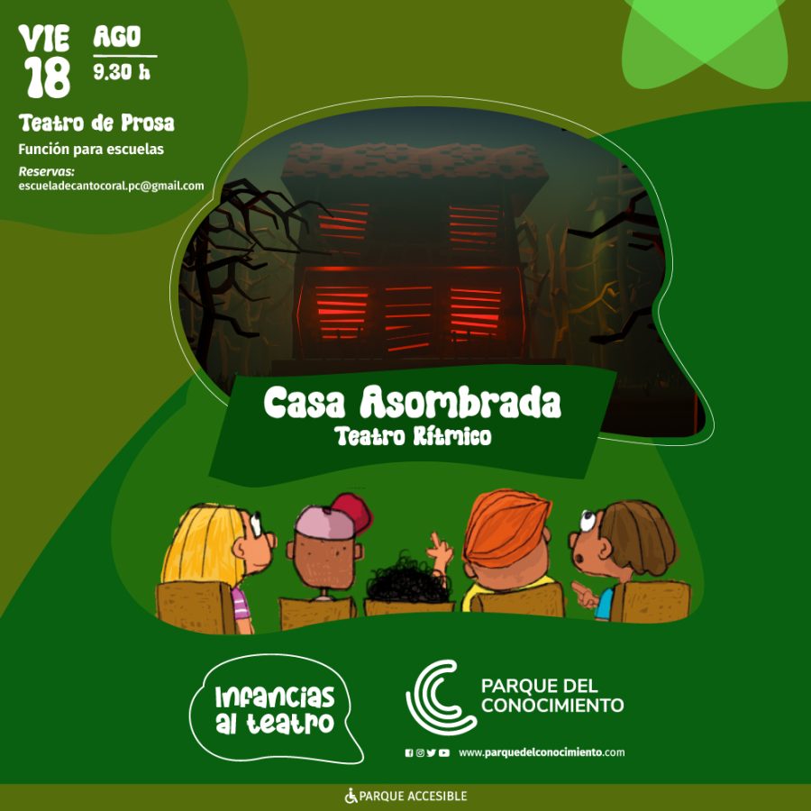 El Mes de las Infancias sigue en el Parque del Conocimiento  3 6 - 01 casa asombrada flyer - 5