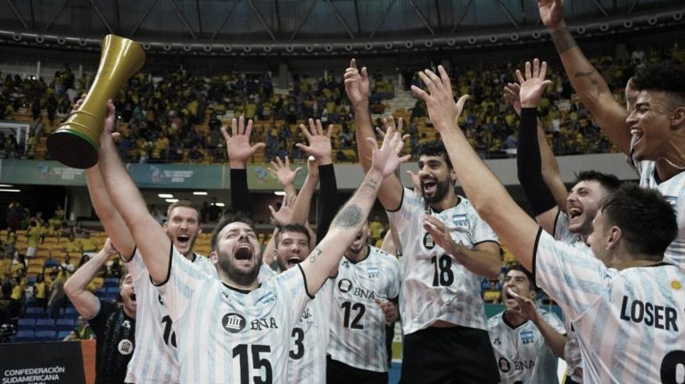 Vóley: Argentina venció a Brasil y se consagró campeón sudamericano