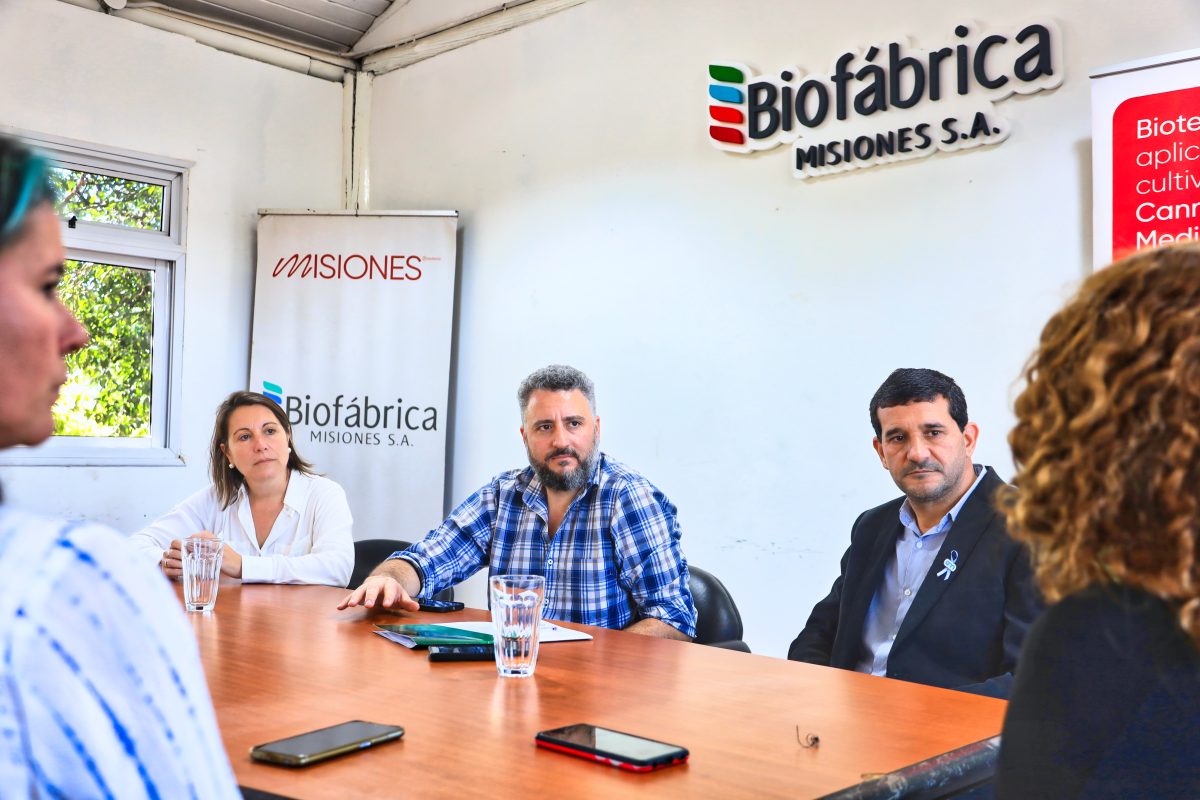 Nuevo acuerdo entre la Biofábrica y la UNaM para fortalecer la investigación del cannabis y el cultivo de mandioca