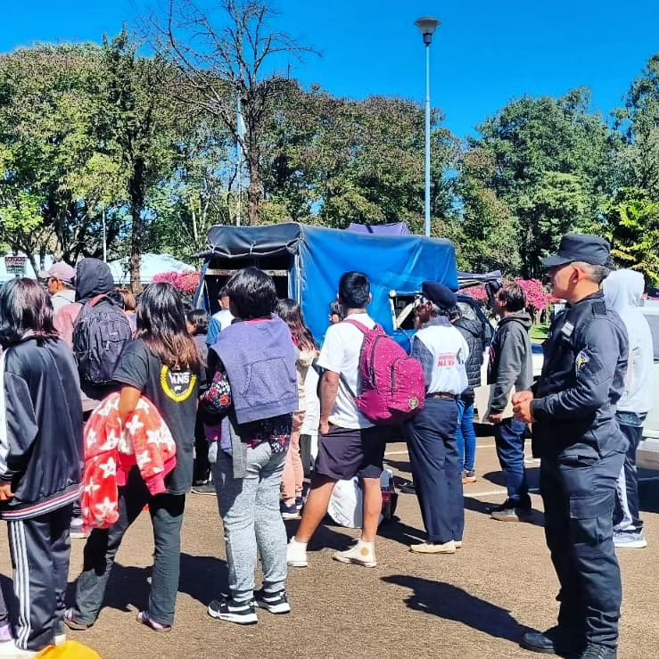 Policías bilingües acompañaron a caciques en el 15° Encuentro de Naciones y Pueblos Originarios