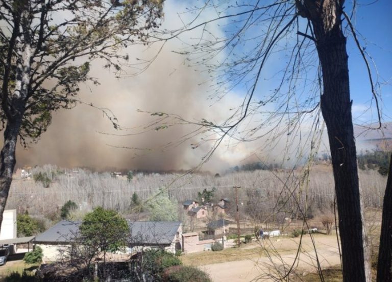 Córdoba sufrió importantes incendios forestales en distintas localidades