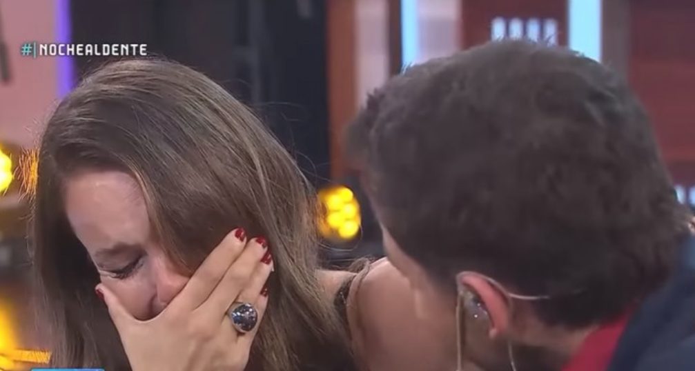Pampita se quebró y lloró en un programa en vivo