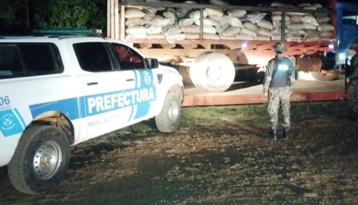 Secuestraron casi 9 toneladas y media de soja ilegal en El Soberbio
