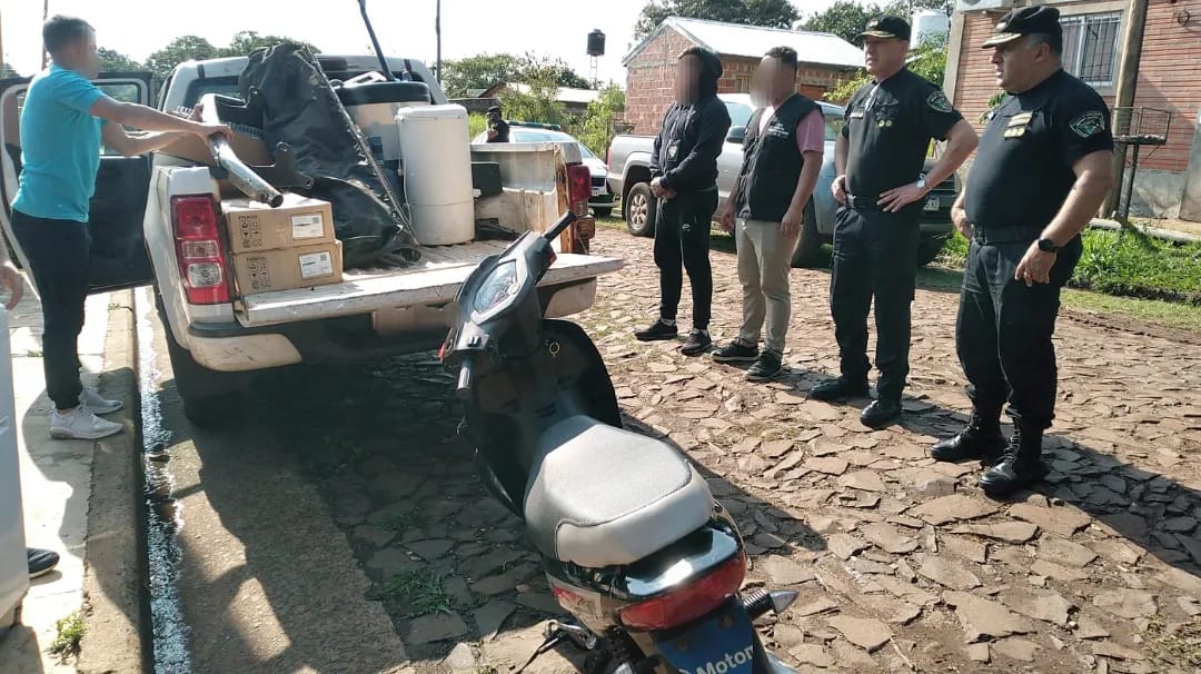 Agentes encubiertos desarticularon un kiosco-narco y un aguantadero en Garupá