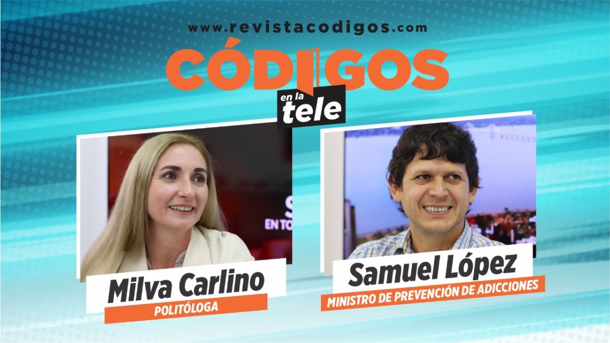 Milva Carlino y Samuel López pasaron por Códigos en la Tele