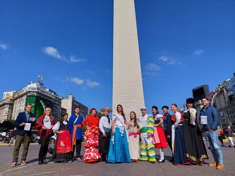 Gran promoción de la Fiesta nacional del Inmigrante en Buenos Aires