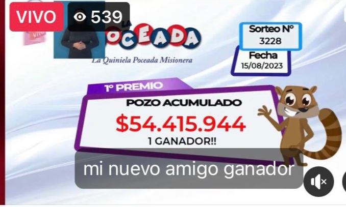 Apostador de Montecarlo ganó casi $55 millones con la Poceada Misionera 1 2 - pceada - 1
