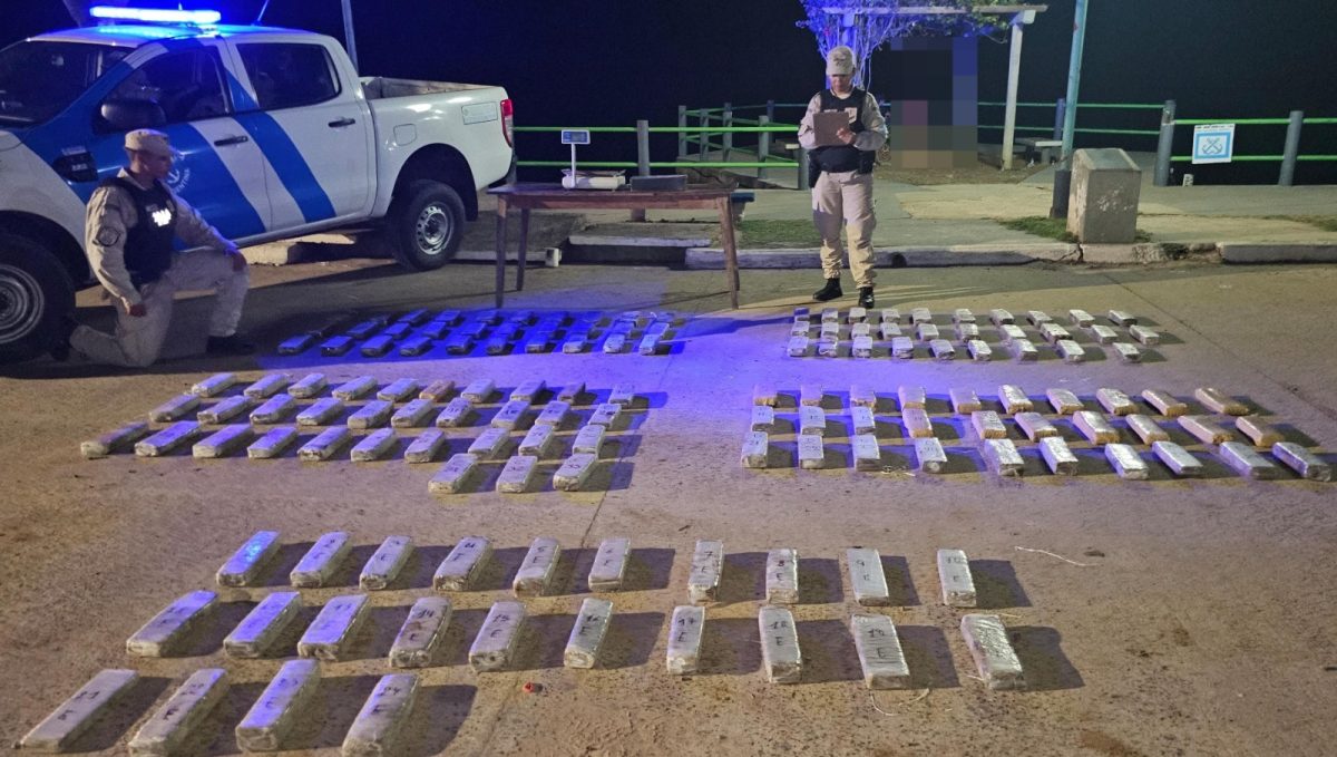 Prefectura secuestró marihuana valuada en más de $100 millones en Corrientes