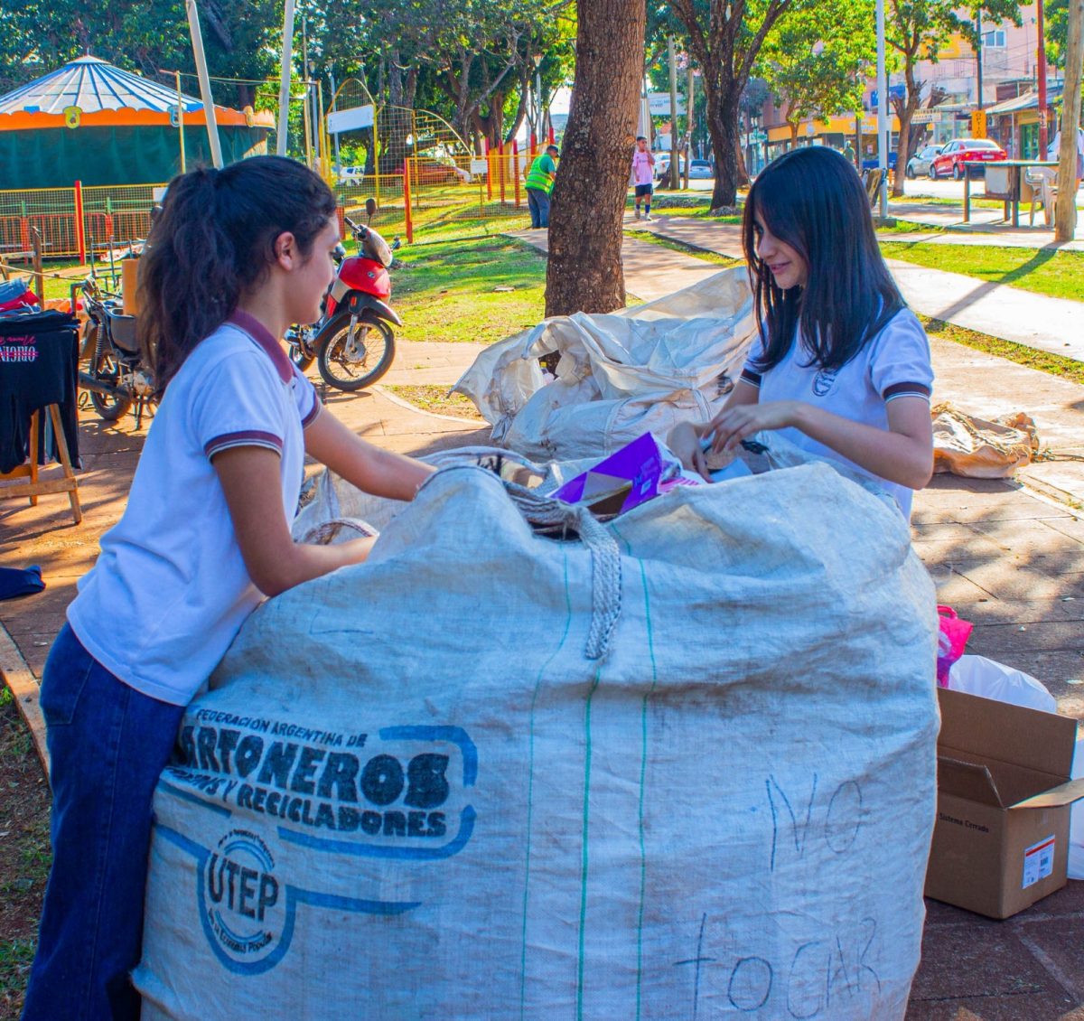 Concurso de reciclaje en Posadas con ajustada definición entre las escuelas